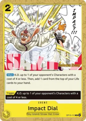 Impact Dial (OP15P OP15-115) Promos: Adventure on Kami's Island