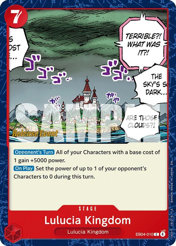 Lulucia Kingdom EB04-010 One Piece card
