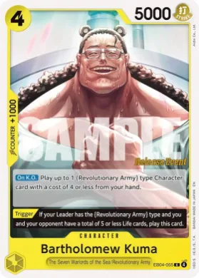 Bartholomew Kuma (OP15P EB04-055) Promos: Adventure on Kami's Island
