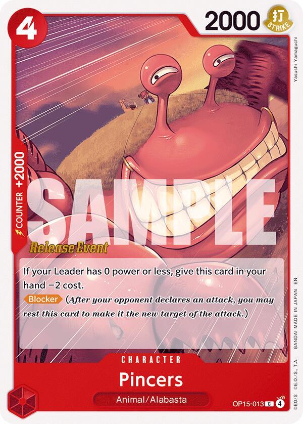 Pincers OP15-013 One Piece card