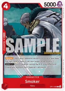 Smoker (OP11P OP11-005) Promos: A Fist of Divine Speed