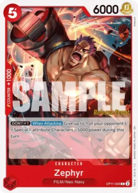 Zephyr (OP11P OP11-006) Promos: A Fist of Divine Speed