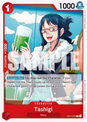 Tashigi (OP11P OP11-007) Promos: A Fist of Divine Speed
