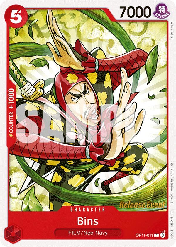 Bins OP11-011 One Piece card