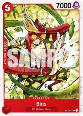 Bins (OP11P OP11-011) Promos: A Fist of Divine Speed