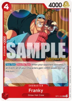 Franky (OP11P OP11-012) Promos: A Fist of Divine Speed