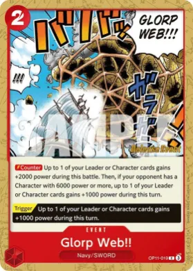 Glorp Web!! (OP11P OP11-019) Promos: A Fist of Divine Speed
