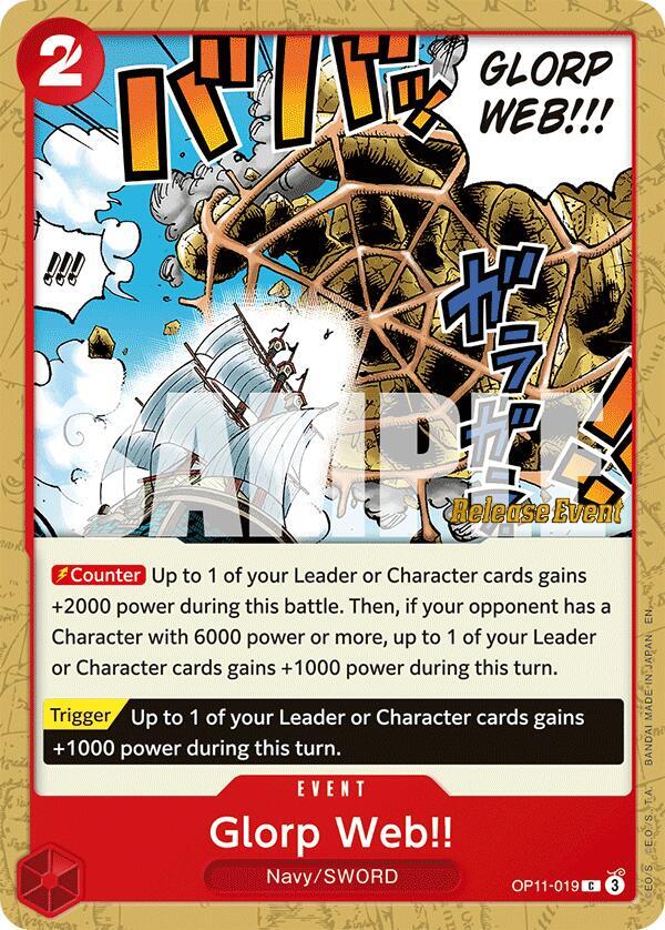 Glorp Web!! OP11-019 One Piece card