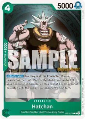 Hatchan (OP11P OP11-034) Promos: A Fist of Divine Speed