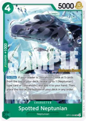 Spotted Neptunian (OP11P OP11-036) Promos: A Fist of Divine Speed