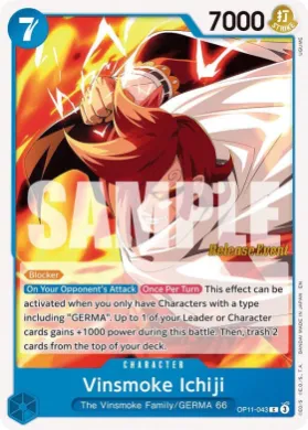 Vinsmoke Ichiji (OP11P OP11-043) Promos: A Fist of Divine Speed
