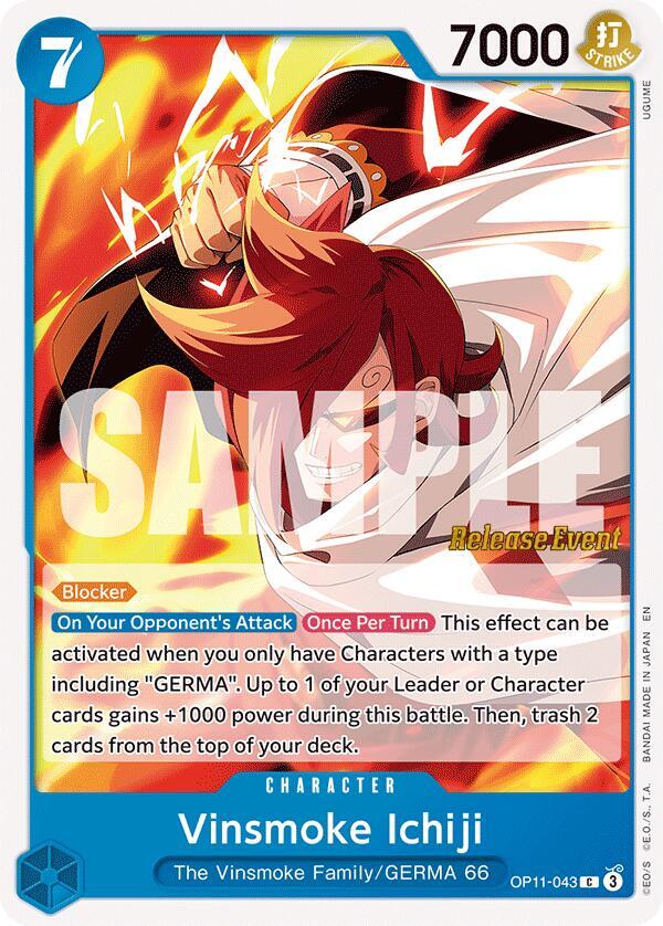 Vinsmoke Ichiji OP11-043 One Piece card