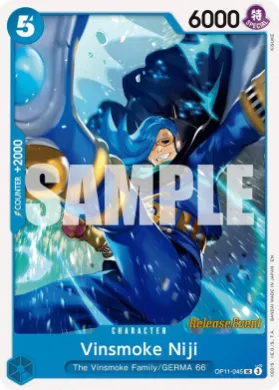 Vinsmoke Niji (OP11P OP11-045) Promos: A Fist of Divine Speed