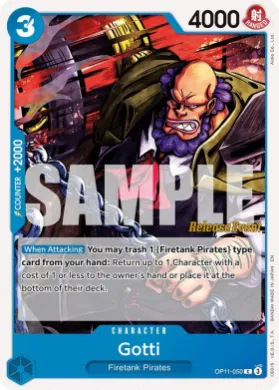 Gotti (OP11P OP11-050) Promos: A Fist of Divine Speed
