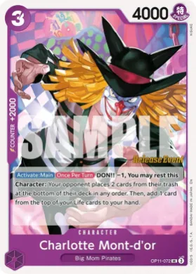 Charlotte Mont-d'or (OP11P OP11-072) Promos: A Fist of Divine Speed