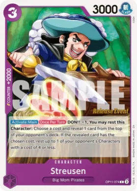 Streusen (OP11P OP11-074) Promos: A Fist of Divine Speed