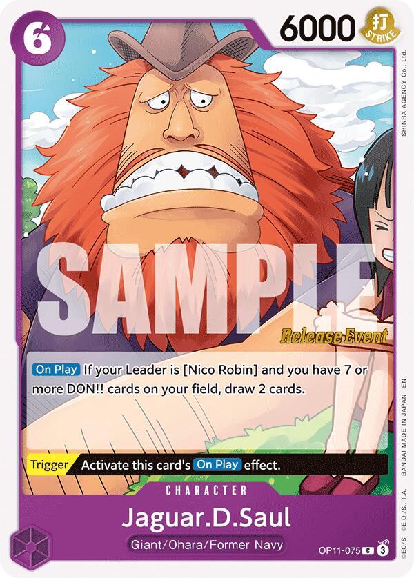 Jaguar.D.Saul OP11-075 One Piece card