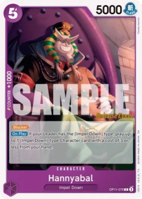 Hannyabal (OP11P OP11-076) Promos: A Fist of Divine Speed