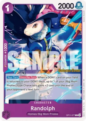 Randolph (OP11P OP11-077) Promos: A Fist of Divine Speed