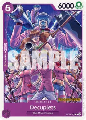 Decuplets (OP11P OP11-078) Promos: A Fist of Divine Speed