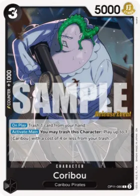 Coribou (OP11P OP11-086) Promos: A Fist of Divine Speed