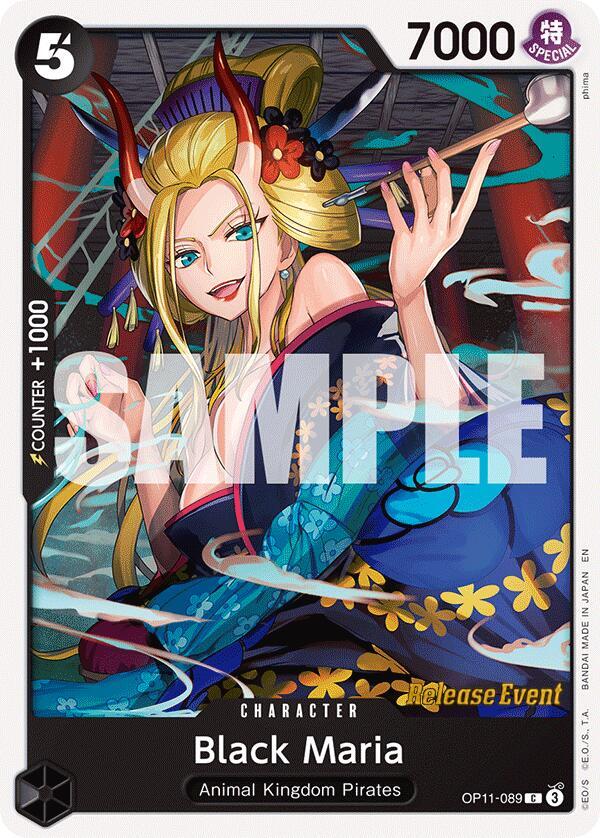 Black Maria OP11-089 One Piece card
