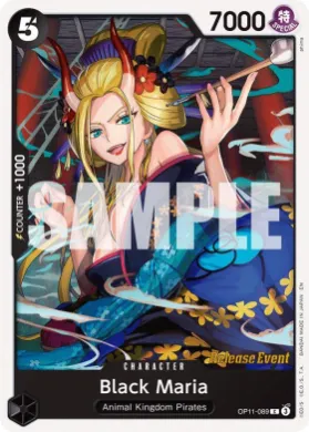 Black Maria (OP11P OP11-089) Promos: A Fist of Divine Speed