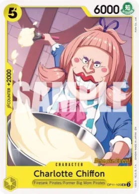Charlotte Chiffon (OP11P OP11-105) Promos: A Fist of Divine Speed