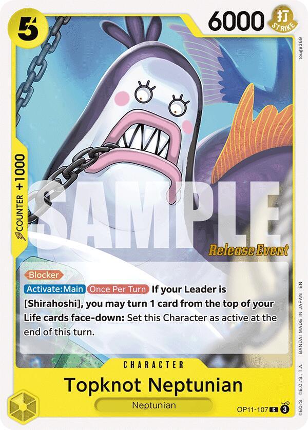 Topknot Neptunian OP11-107 One Piece card