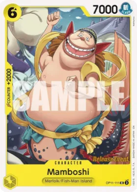 Mamboshi (OP11P OP11-111) Promos: A Fist of Divine Speed