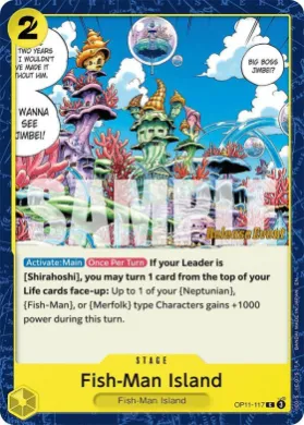 Fish-Man Island (OP11P OP11-117) Promos: A Fist of Divine Speed