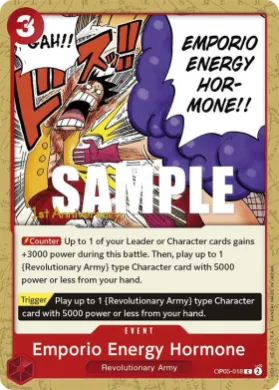 Emporio Energy Hormone (OP05P OP05-018) Promos: Awakening of the New Era