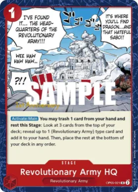 Revolutionary Army HQ (OP05P OP05-021) Promos: Awakening of the New Era