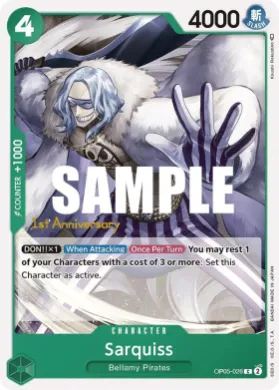 Sarquiss (OP05P OP05-026) Promos: Awakening of the New Era