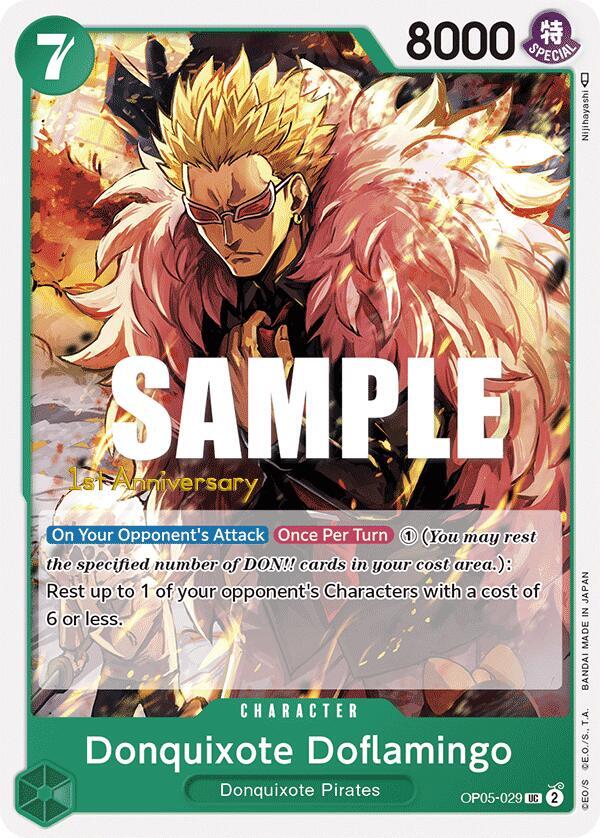 Donquixote Doflamingo OP05-029 One Piece card