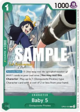 Baby 5 (OP05P OP05-033) Promos: Awakening of the New Era