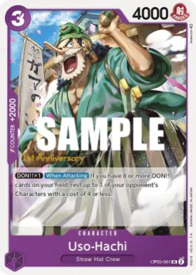 Uso-Hachi (OP05P OP05-061) Promos: Awakening of the New Era