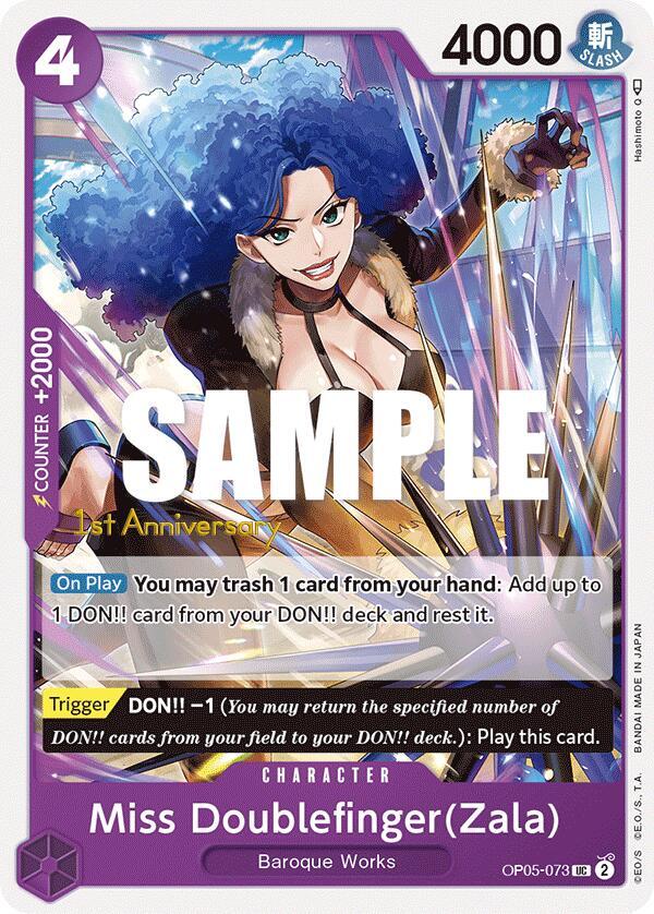 Miss Doublefinger(Zala) OP05-073 One Piece card