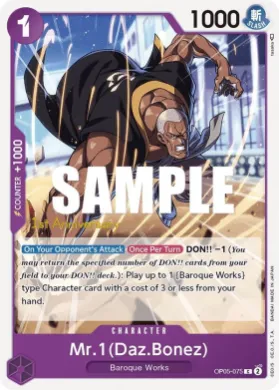 Mr.1(Daz.Bonez) (OP05P OP05-075) Promos: Awakening of the New Era