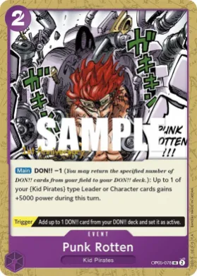 Punk Rotten (OP05P OP05-078) Promos: Awakening of the New Era