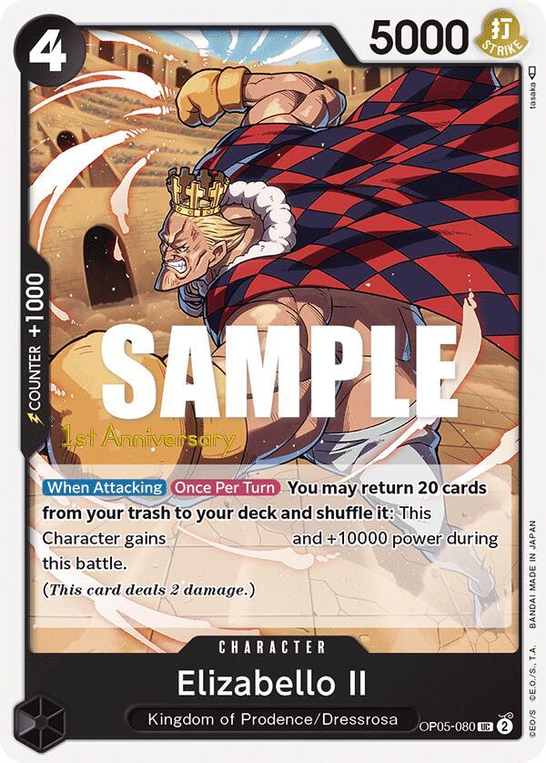 Elizabello II OP05-080 One Piece card