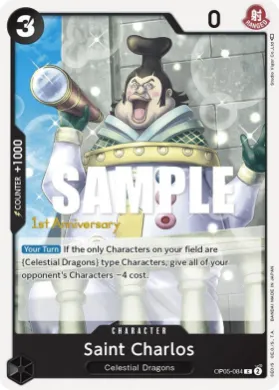 Saint Charlos (OP05P OP05-084) Promos: Awakening of the New Era