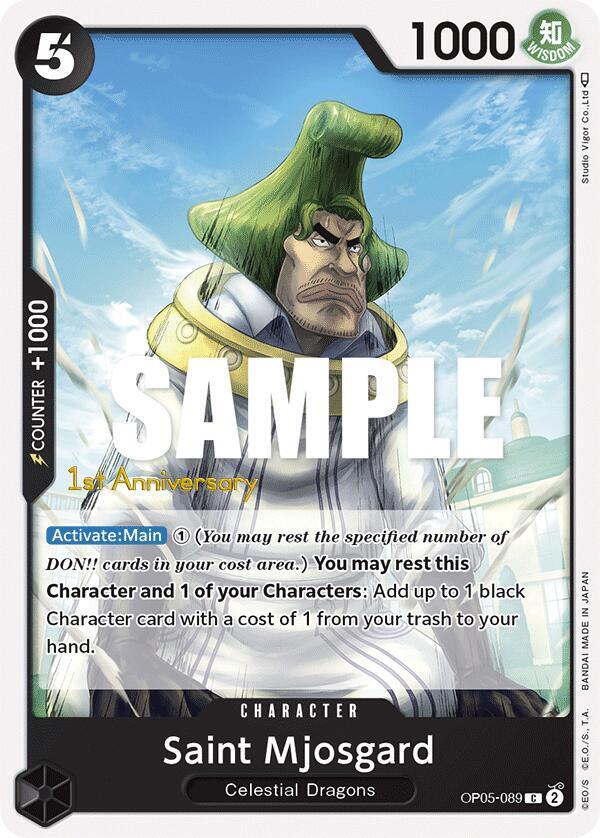 Saint Mjosgard OP05-089 One Piece card