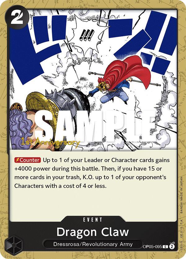Dragon Claw OP05-095 One Piece card