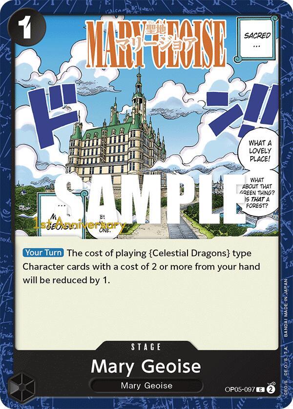 Mary Geoise OP05-097 One Piece card