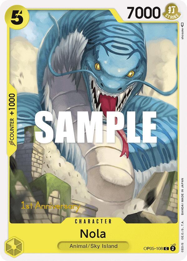 Nola OP05-108 One Piece card