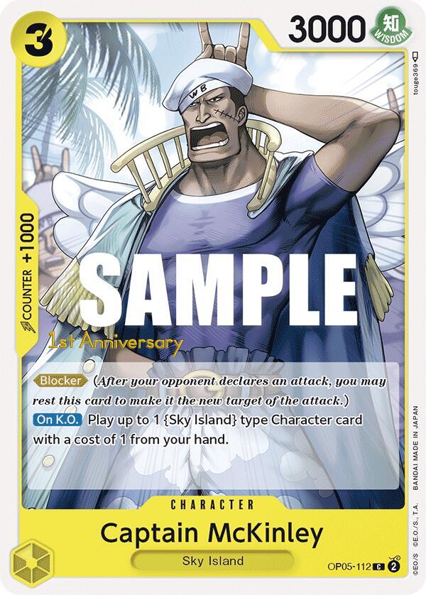 Captain McKinley OP05-112 One Piece card