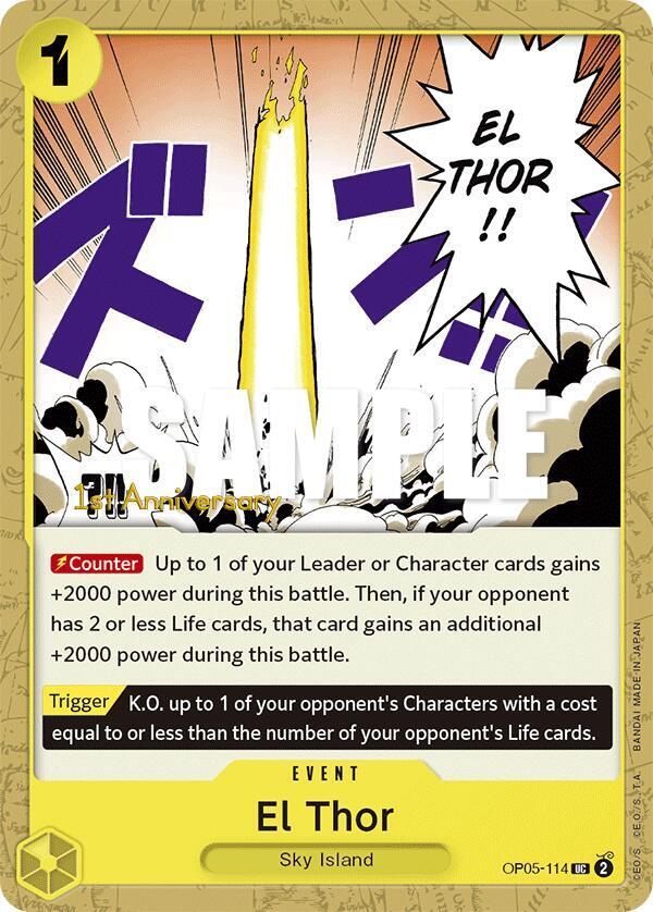 El Thor OP05-114 One Piece card