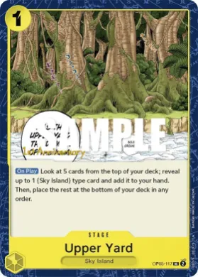 Upper Yard (OP05P OP05-117) Promos: Awakening of the New Era