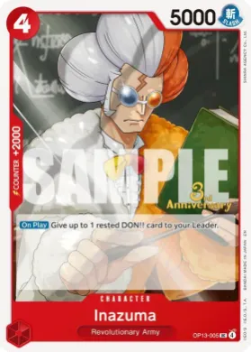 Inazuma (OP13P OP13-005) Promos: Carrying on his Will